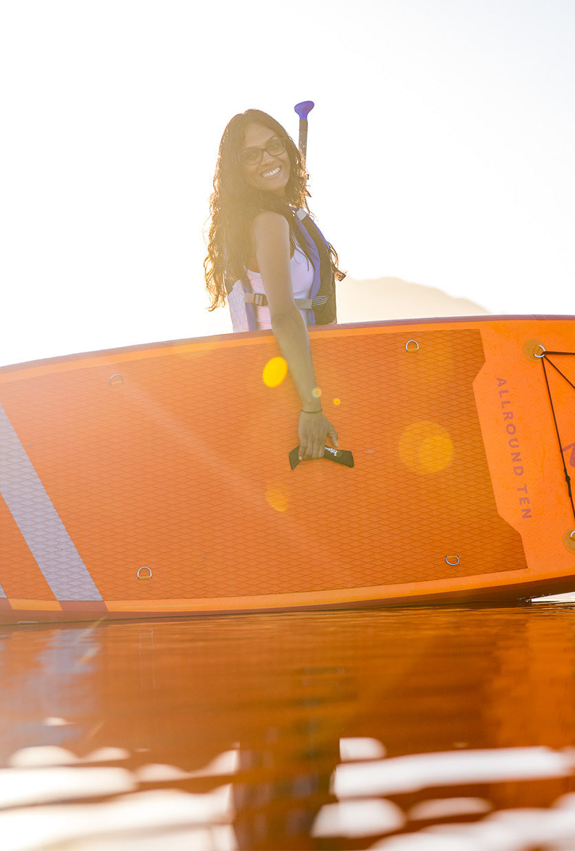 Aquaplanet ALLROUND TEN 10’ Inflatable Paddle Board Package - Orange