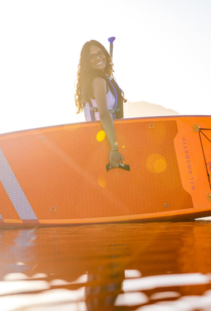 Aquaplanet ALLROUND TEN 10’ Inflatable Paddle Board Package - Orange