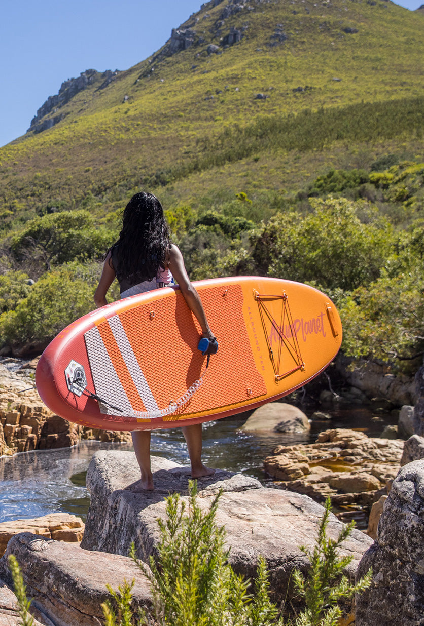 Aquaplanet ALLROUND TEN 10’ Inflatable Paddle Board Package - Orange